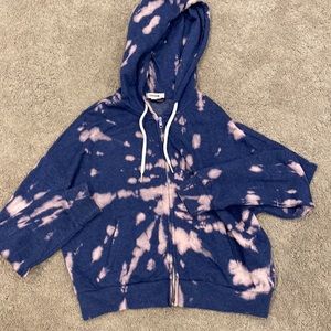 tie dye zip up